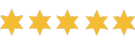 5 stars transparent